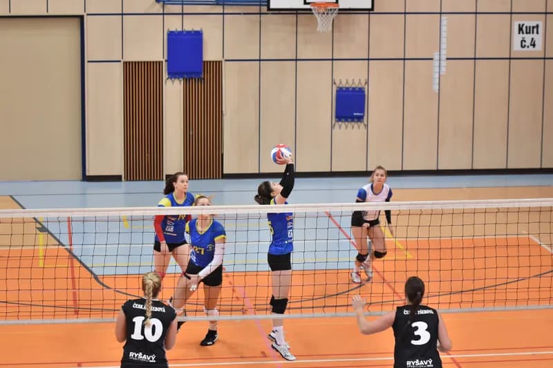 TJ Bižuterie Women’s B vs Rumburk volleyball match