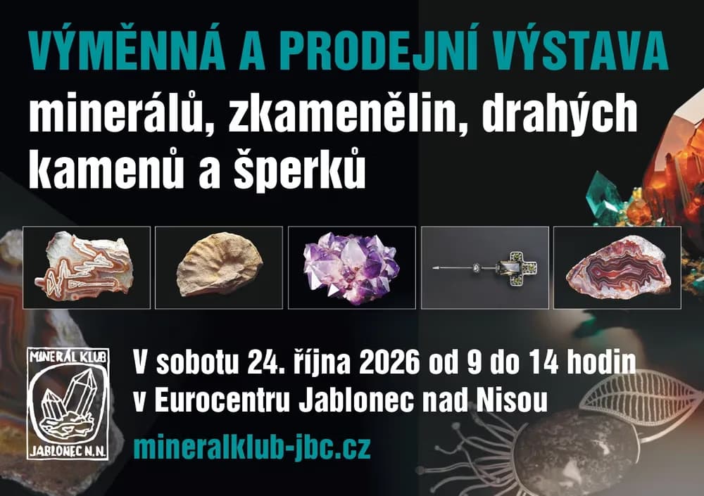 Výměnná a prodejní výstava minerálů v Eurocentru
