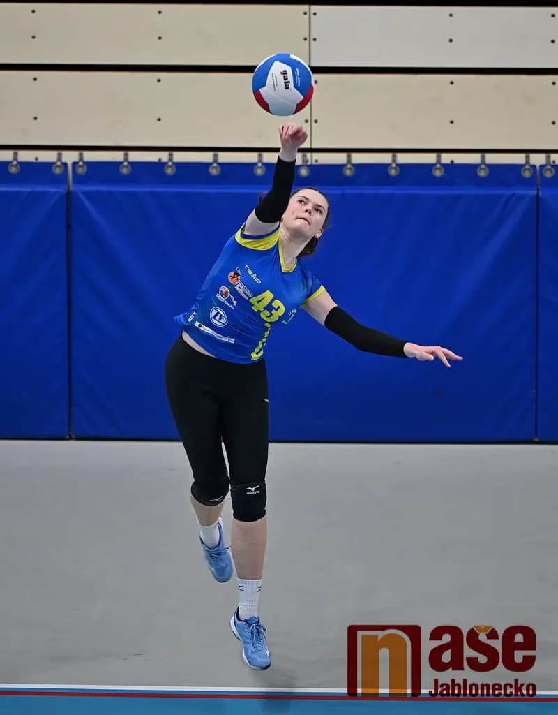 Volleyball match TJ Bižuterie U16Z - Slavia Liberec