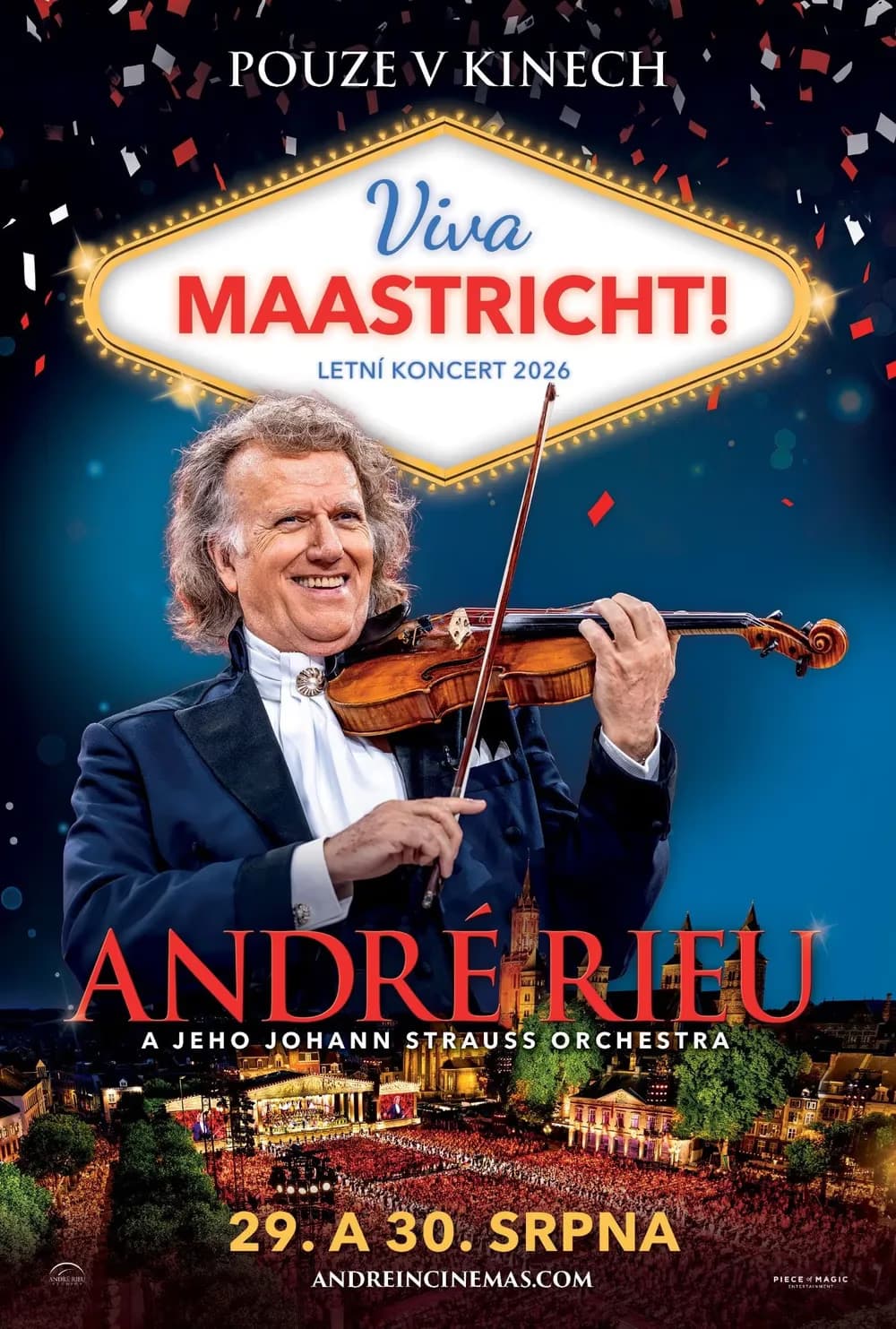 Letní koncert André Rieu 2026: Viva Maastricht! 2D/T