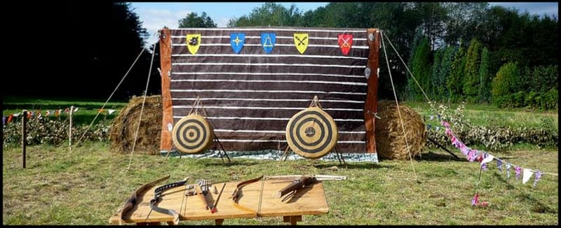 Historic shooting range at Bezděz Castle