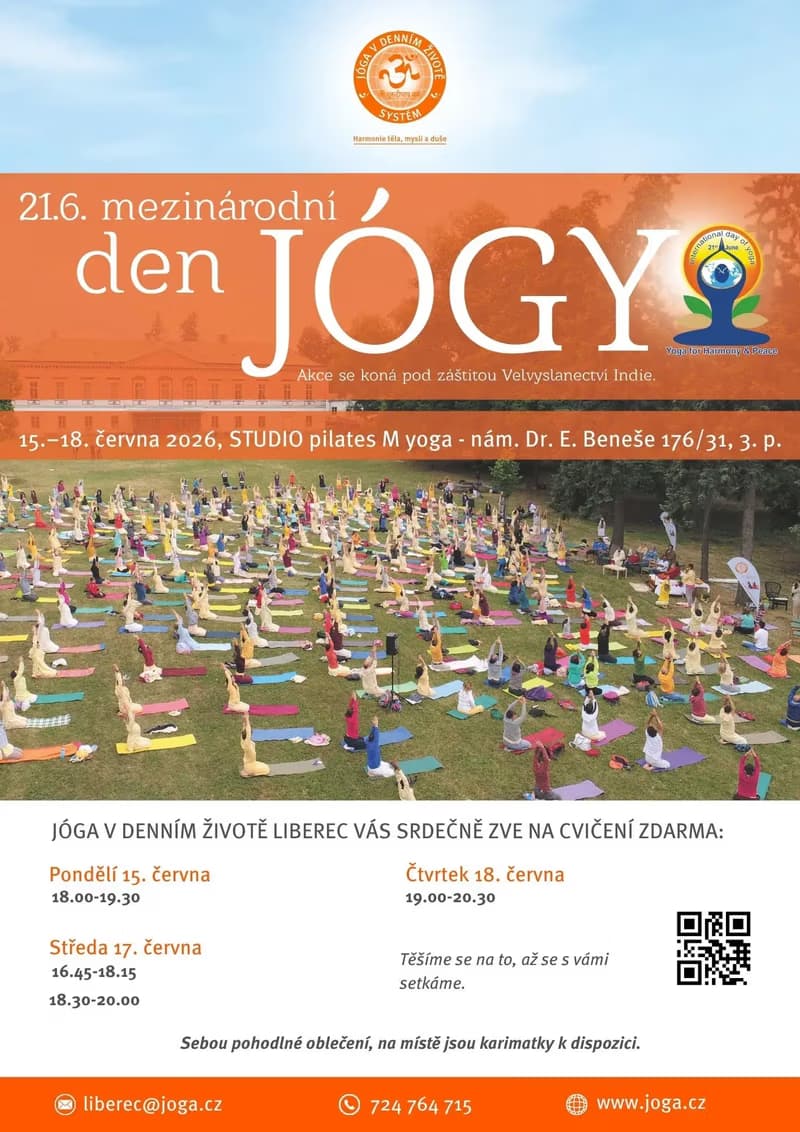 International Yoga Day and free exercise