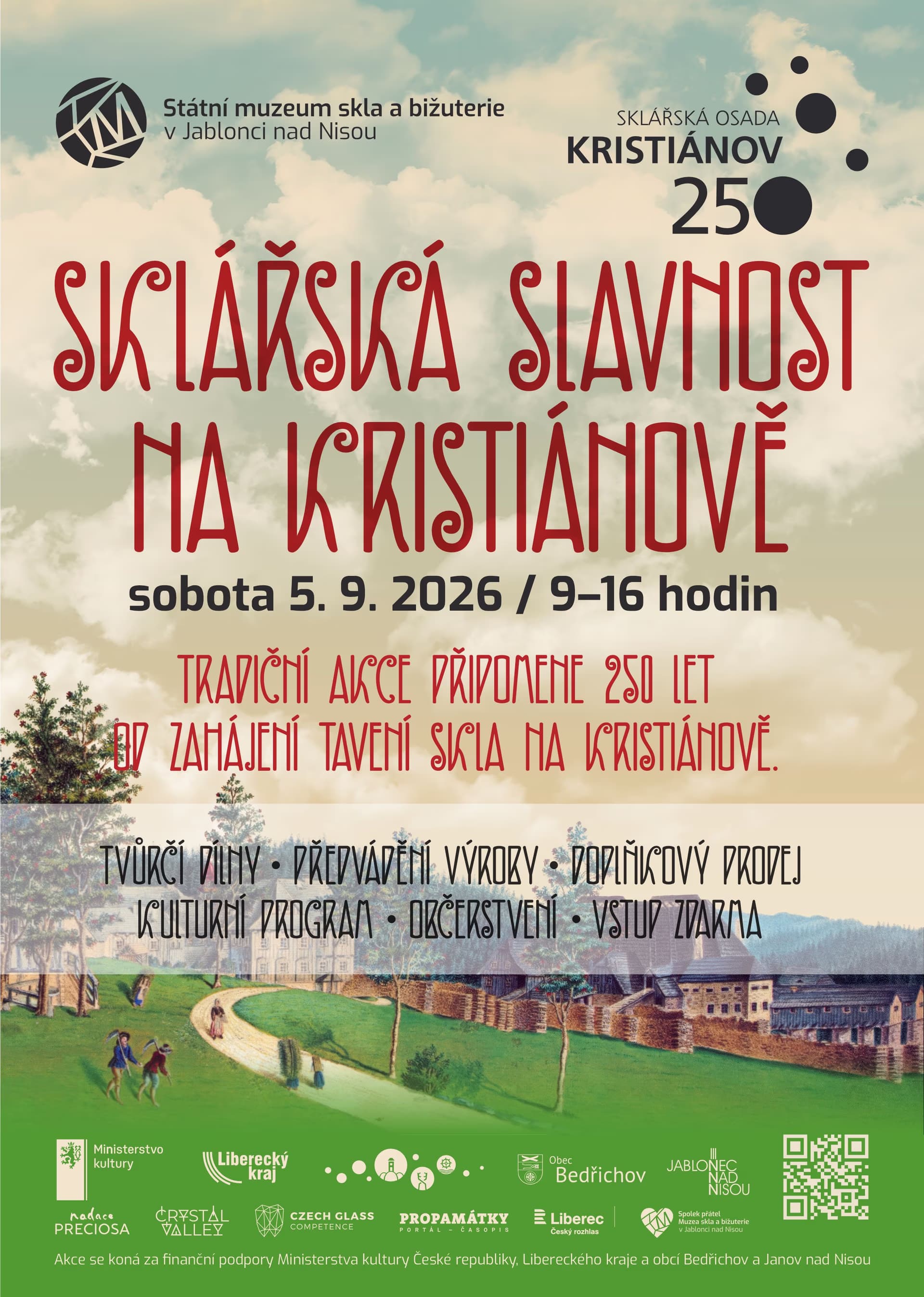 Sklářská slavnost na Kristiánově
