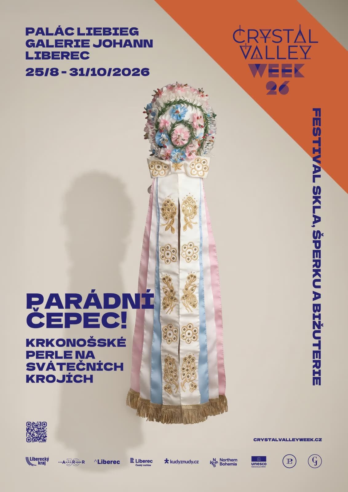 PARÁDNÍ ČEPEC! KRKONOŠSKÉ PERLE NA SVÁTEČNÍCH KROJÍCH 24. 8. - 31. 10.