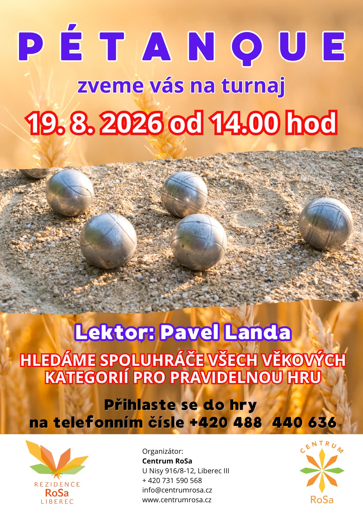 TURNAJ V PÉTANQUE