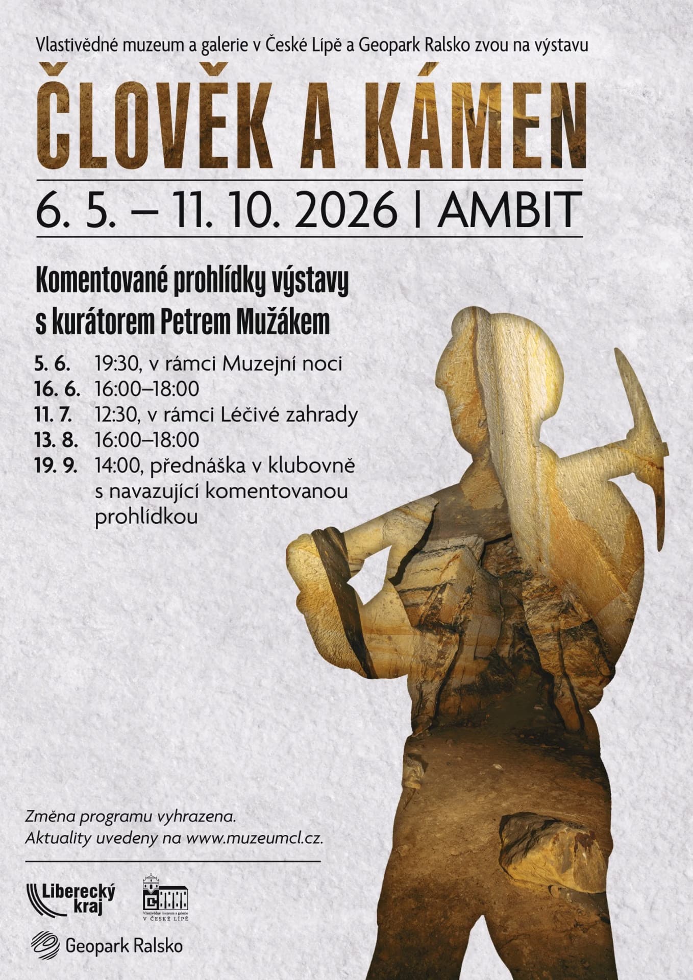 VMG Česká Lípa - Komentovaná prohlídka výstavy Člověk a kámen