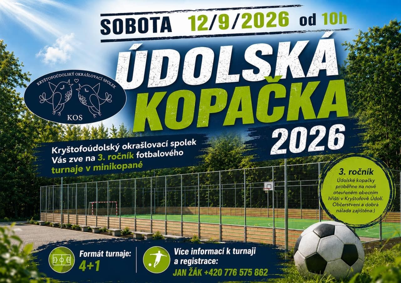 Údolská kopačka - fotbalový turnaj