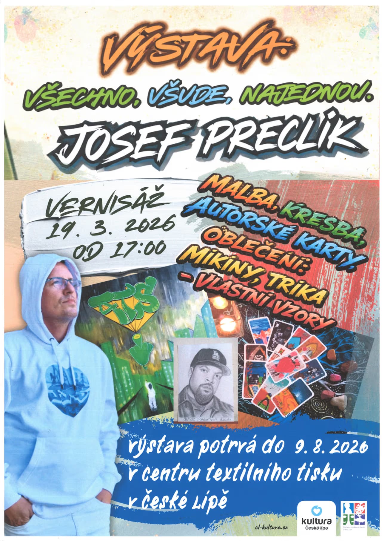 Centrum textilního tisku Česká Lípa - Josef Preclík: Všechno, všude, najednou