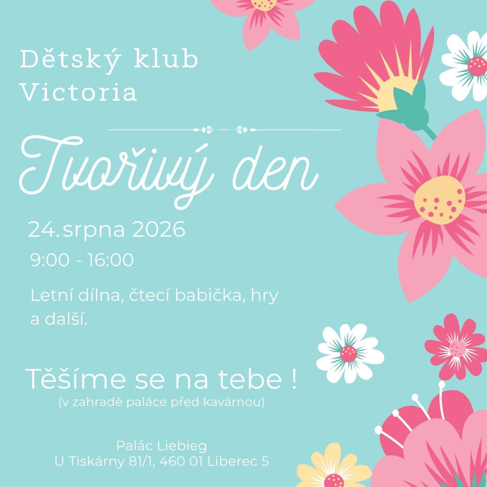 TVOŘIVÝ DEN - Dětský klub Victoria