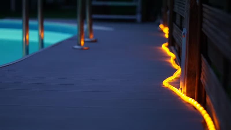 German-Polish evening at the poolside