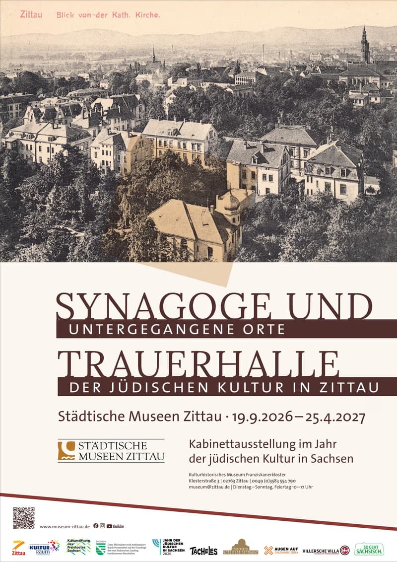Traveling exhibition "Searching for Traces. Jewish History in Upper Lusatia" by the Förderkreis Görlitzer Synagoge e.V.