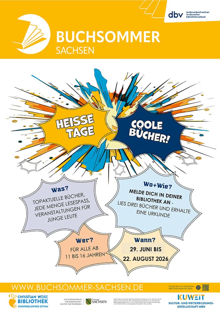 Buchsommer2026 plakat