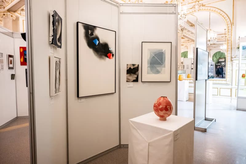 Pre-auction exhibition for the 30th Benefit Art Auction
