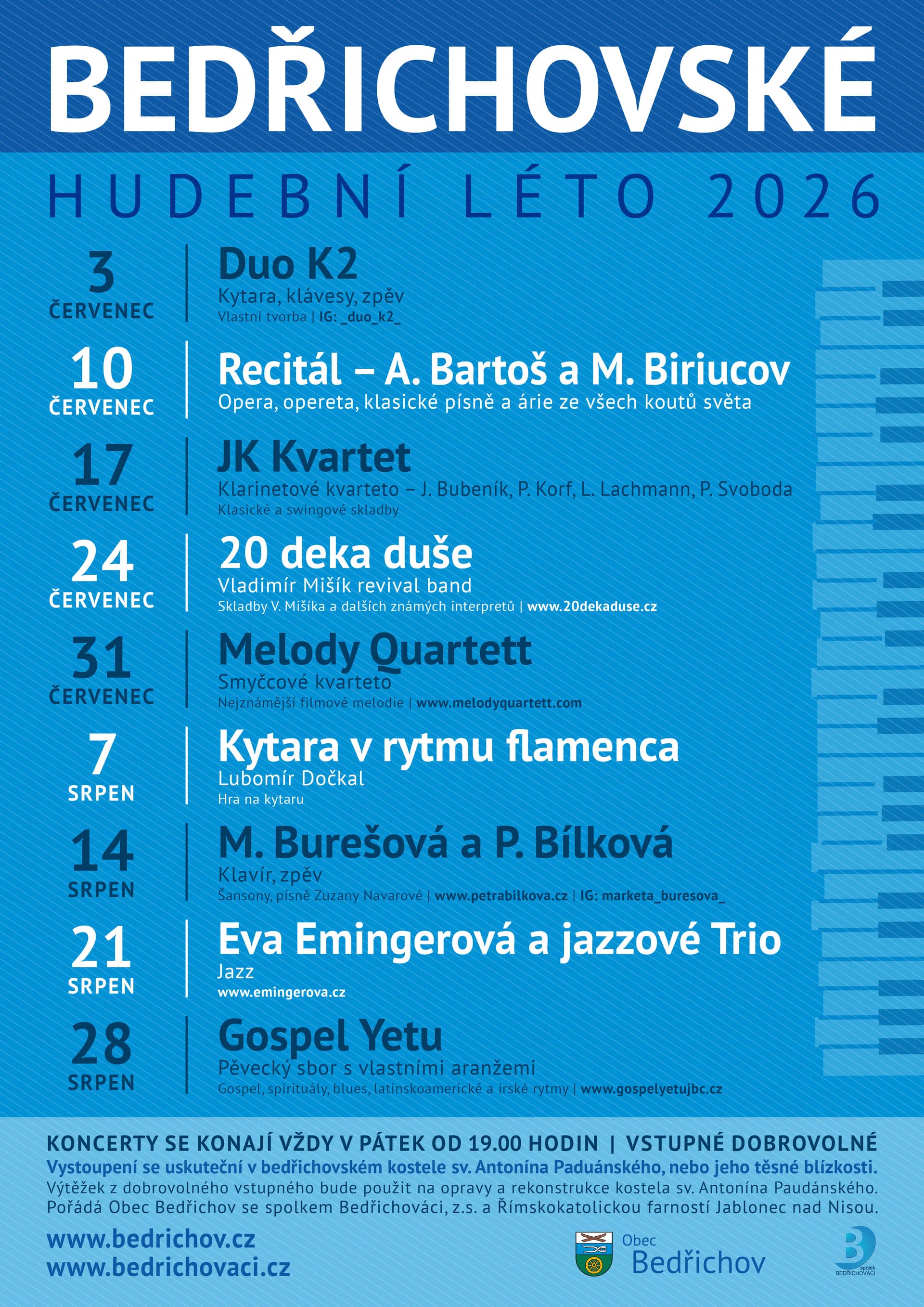Bedřichovské hudební léto 2026 – Kytara v rytmu flamenca