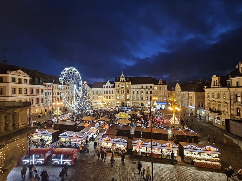 Advent Market in Front of the Town Hall