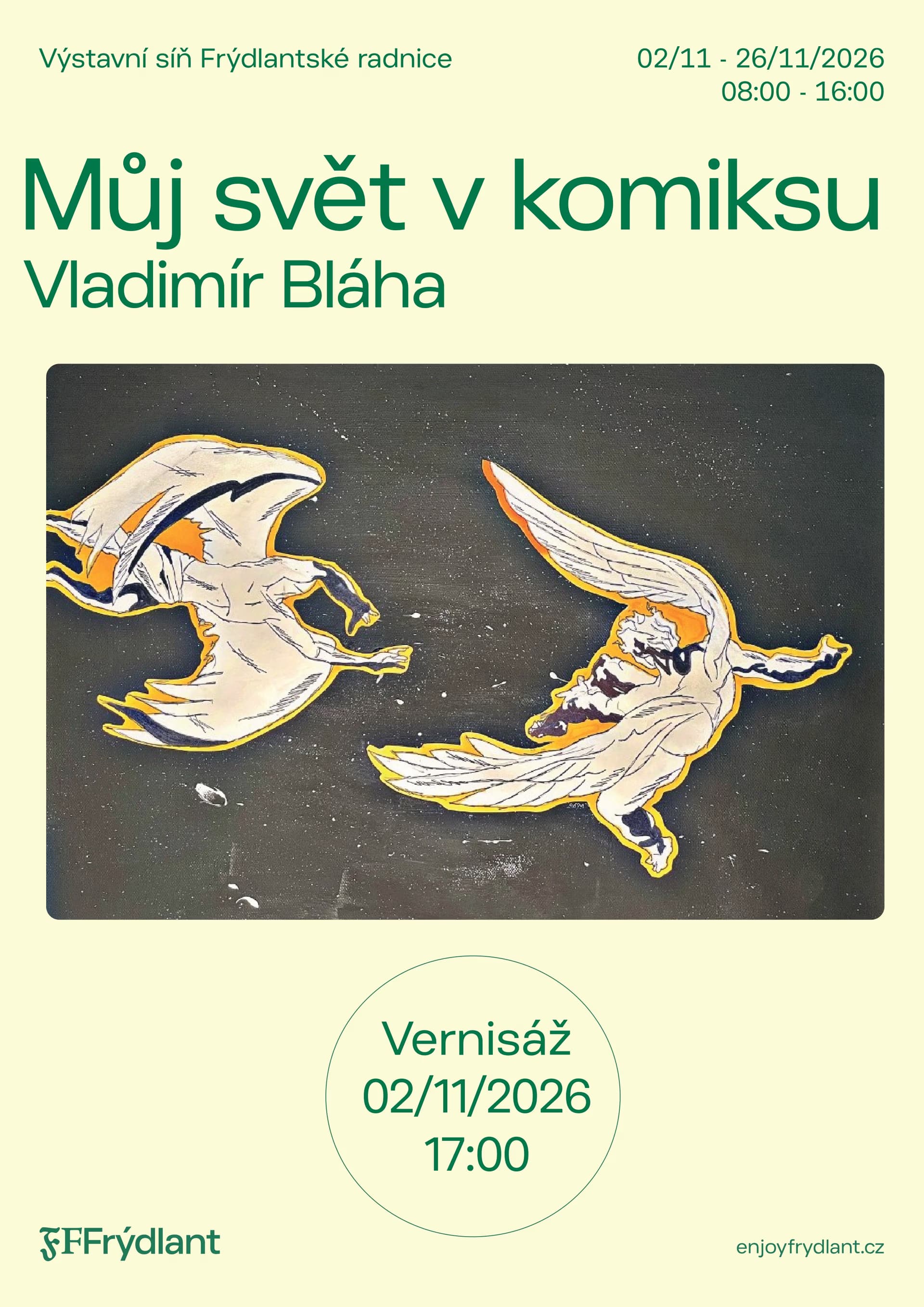 Můj svět v komiksu - Vladimír Bláha - výstava